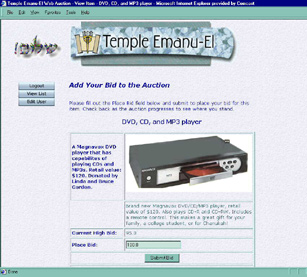 custom online auction website development 